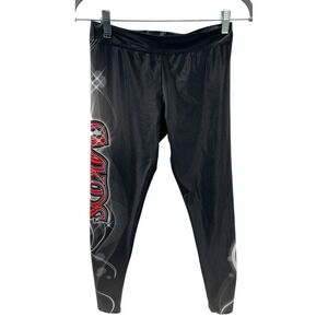 Industry Leggings Women's Size Small MKDS Yoga Black Red Performance Ware